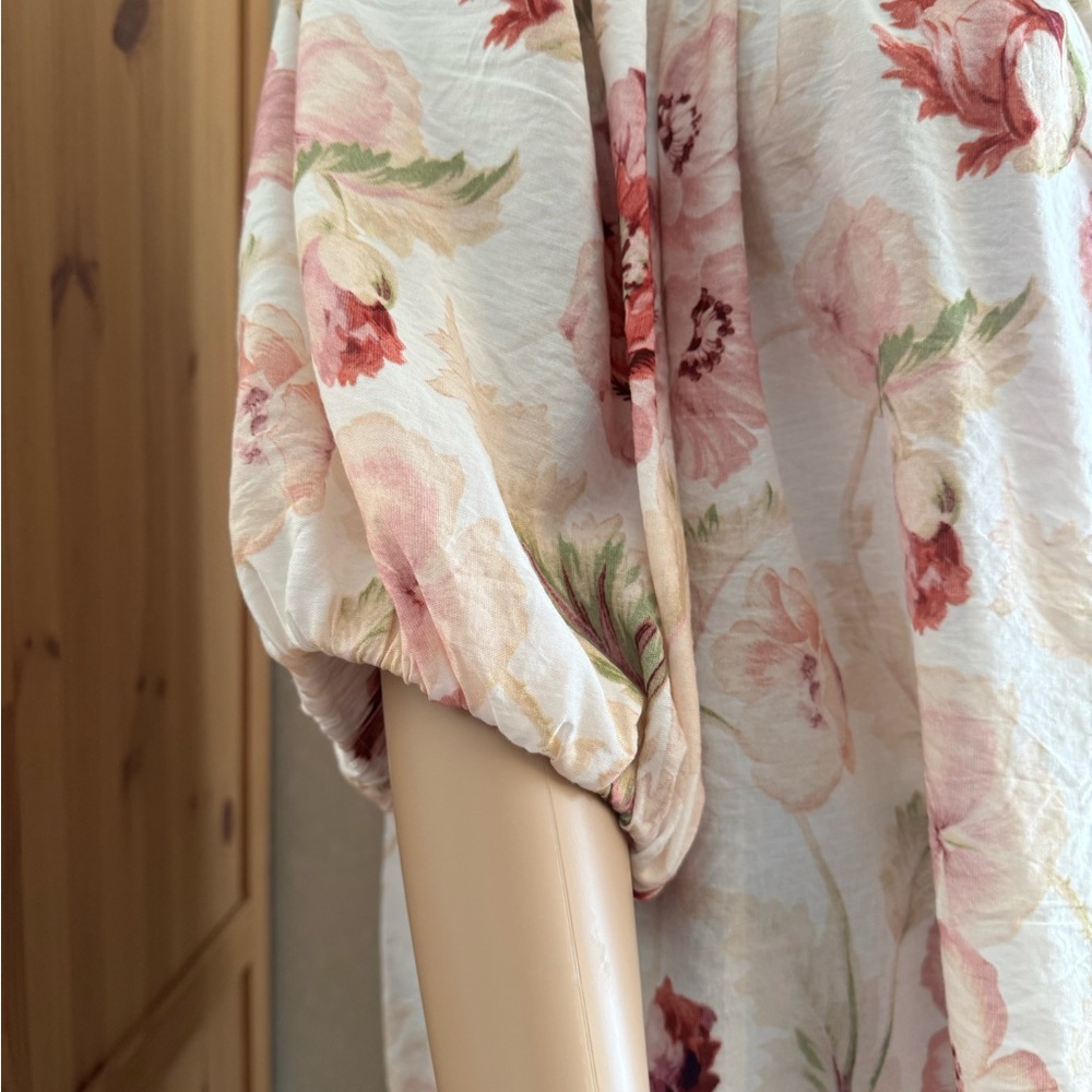 H&M Floral Puff Sleeve Blouse - Picture 4 of 11